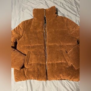 Corduroy Puffer Jacket